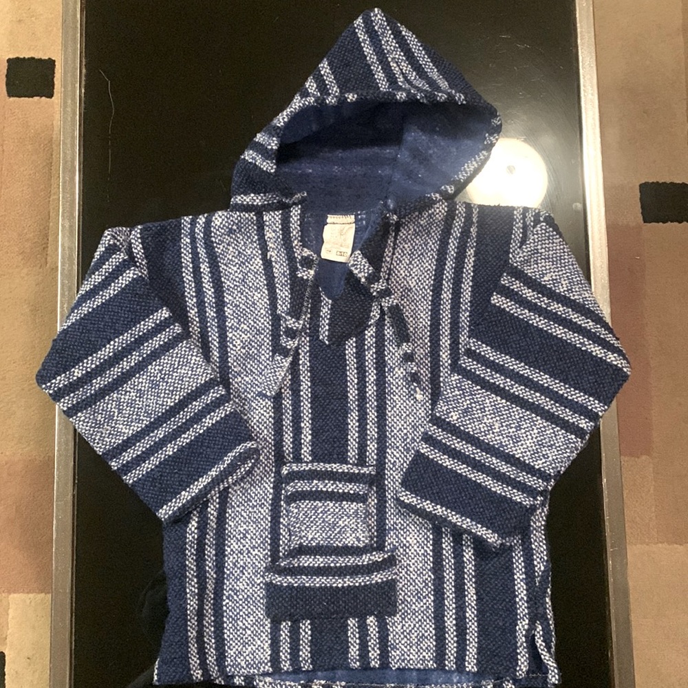 YOUTH (8-10) Navy/White Baja Jacket
